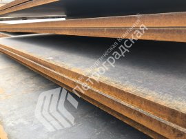 Лист стальной рифленый ас35г2